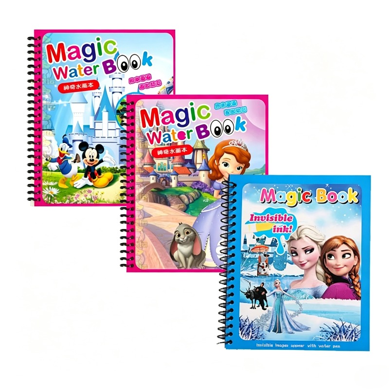 Cartoon Waterverf Tekenset Gra - Reusable Water Magic Coloring Book recensie en prijs