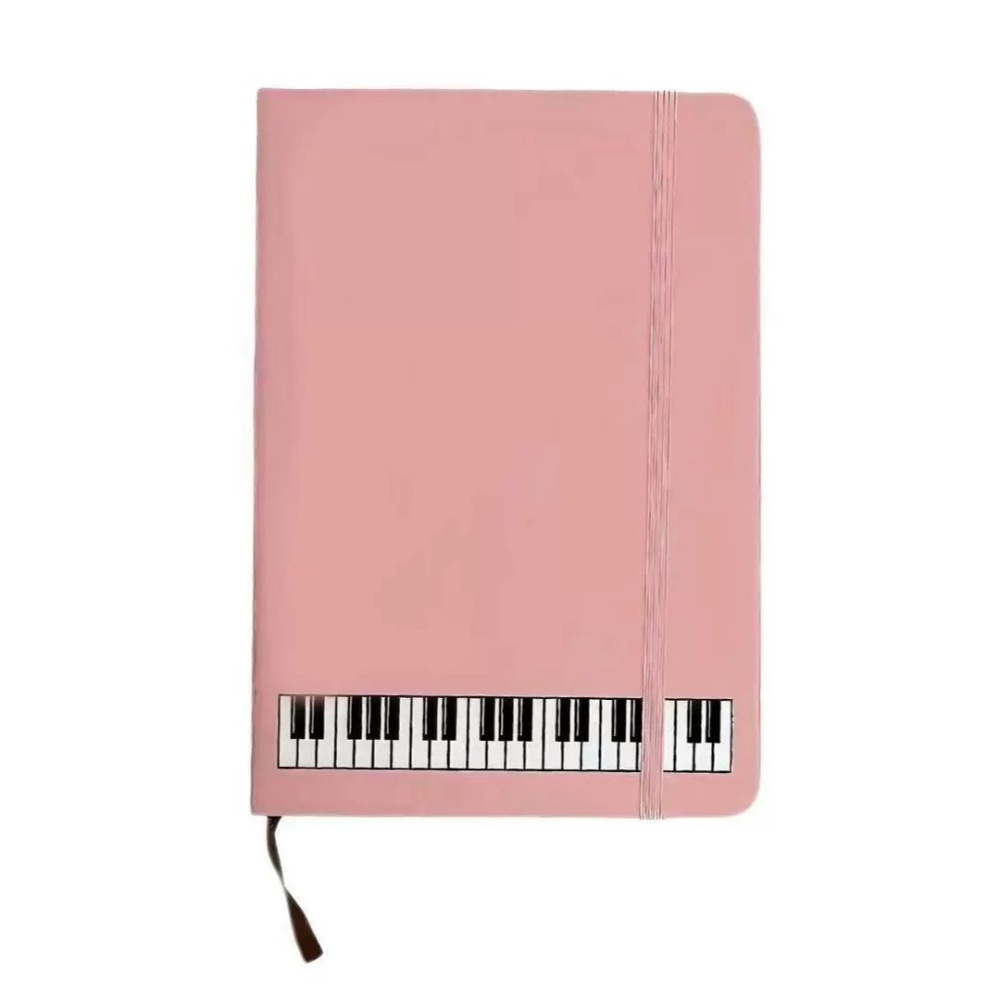 Muziekthema notitieboekje Pian - Blank Sheet Music Notebook recensie en prijs