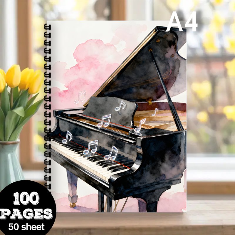 A4-formaat, muzieknotitieboekj - Blank Sheet Music Notebook recensie en prijs